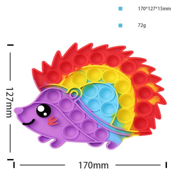 COPY - 1 Piece of Hedge Hog Pop It Easter Fidget Toy Assorted - Picture 2 of 4